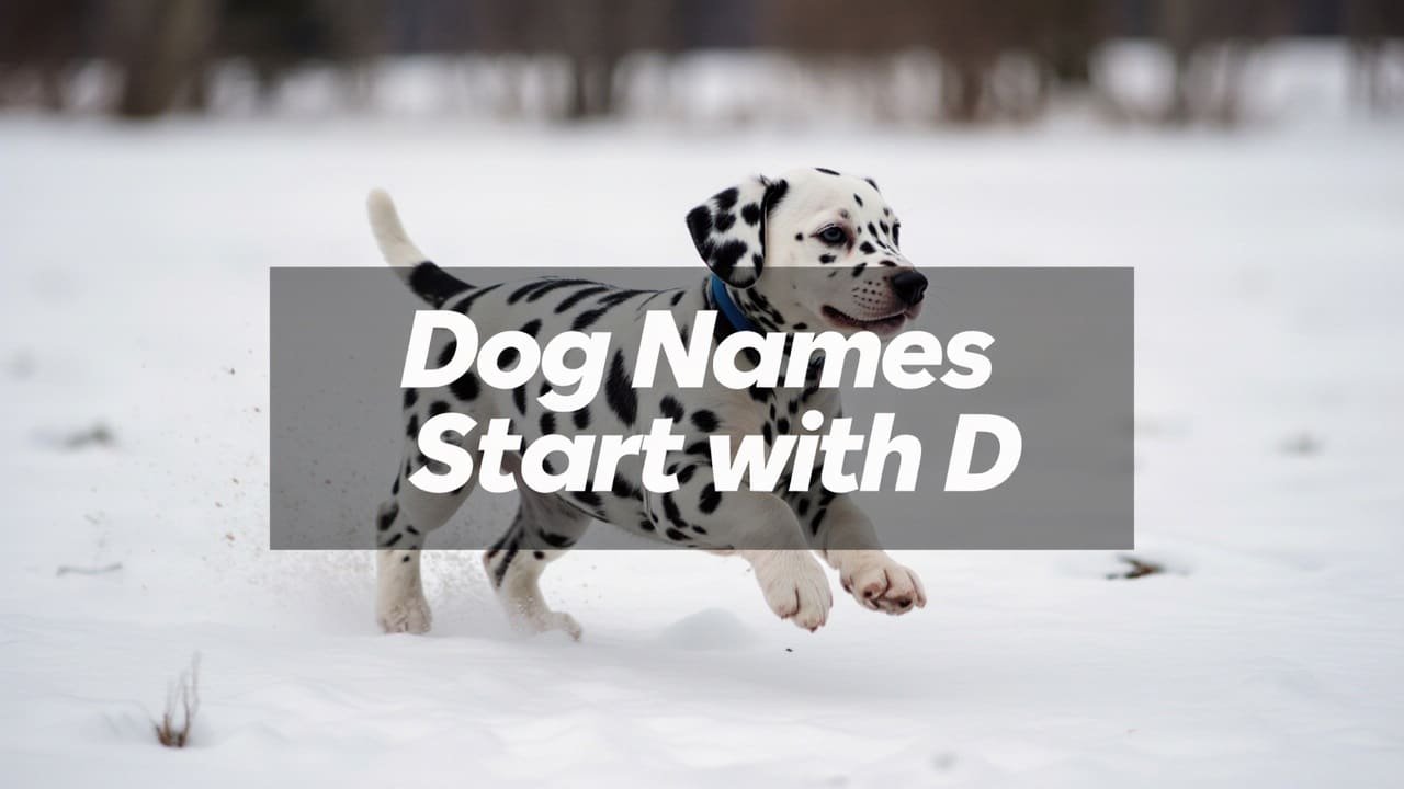 Dog Names That Start With D