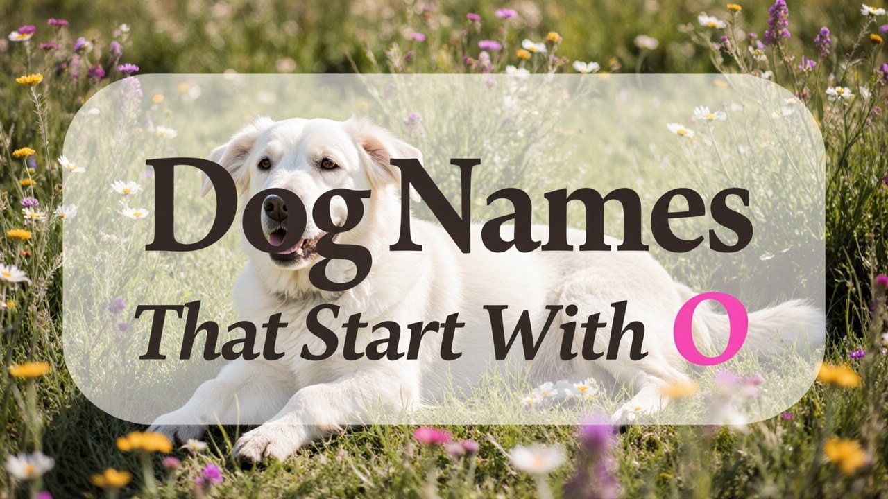 Dog Names That Start With O